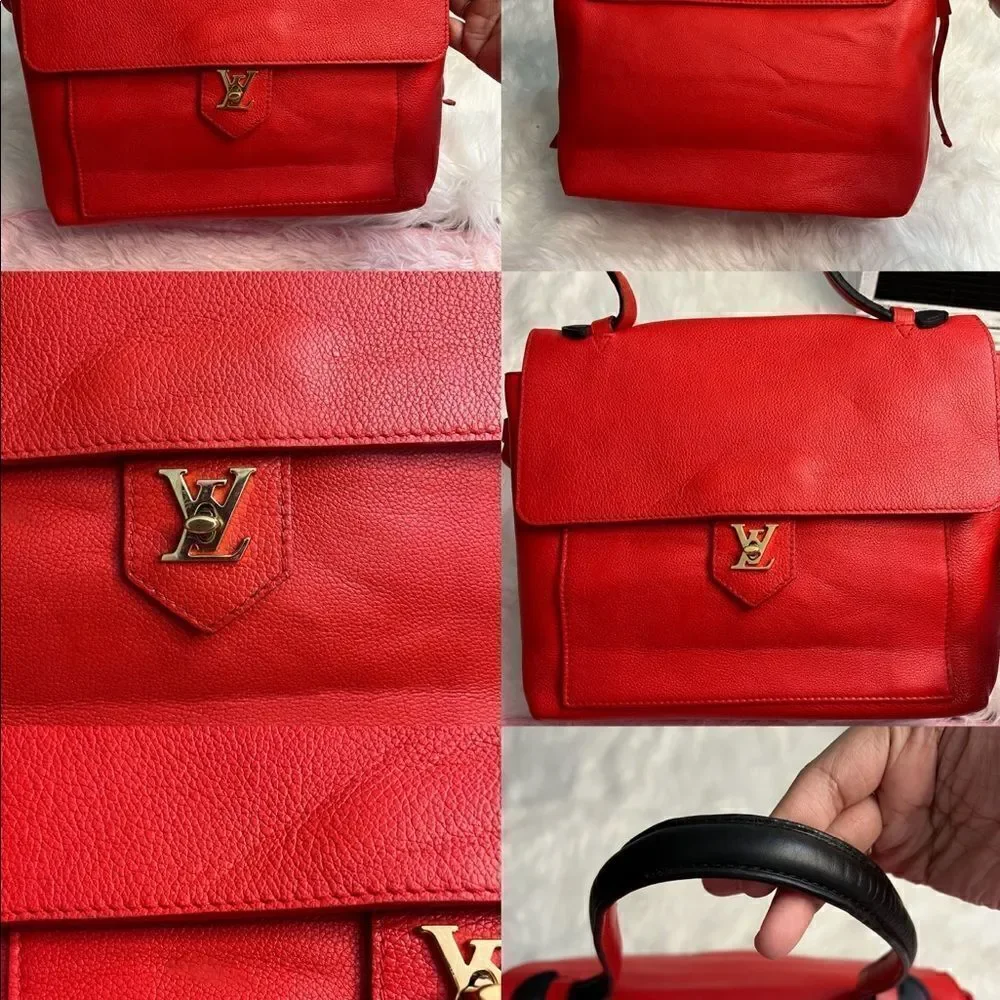 LOUIS vuitton calfskin lockme pm orient